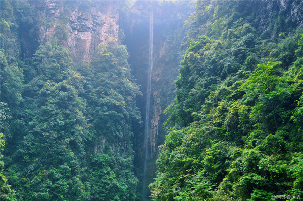 在迷霧炊煙里看溶洞上的土家山寨(圖16)