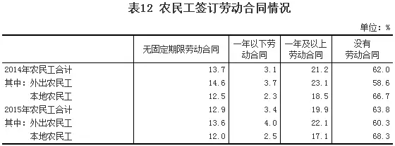 2015年農民工監測調查報告(圖13)